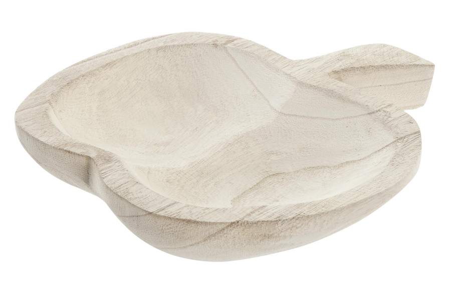 CENTERPIECE PAULOWNIA 28X25X5 NATURAL BROWN       