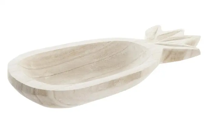 CENTERPIECE PAULOWNIA 39X16X5 NATURAL BROWN       